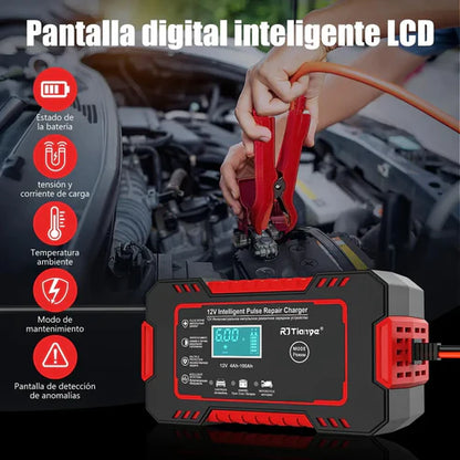 Cargador de baterias Voltix™ - NUNCA MÁS TE QUEDES VARADO - Arranca tu auto en segundos