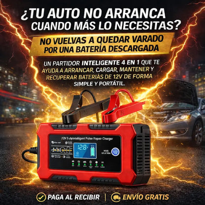 Cargador de baterias Voltix™ - NUNCA MÁS TE QUEDES VARADO - Arranca tu auto en segundos