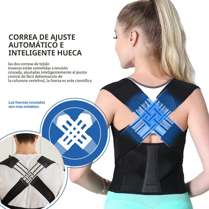 Corrector de Postura Unisex FlexSpalda™ - Elimina la joroba y mejora tu postura en segundos