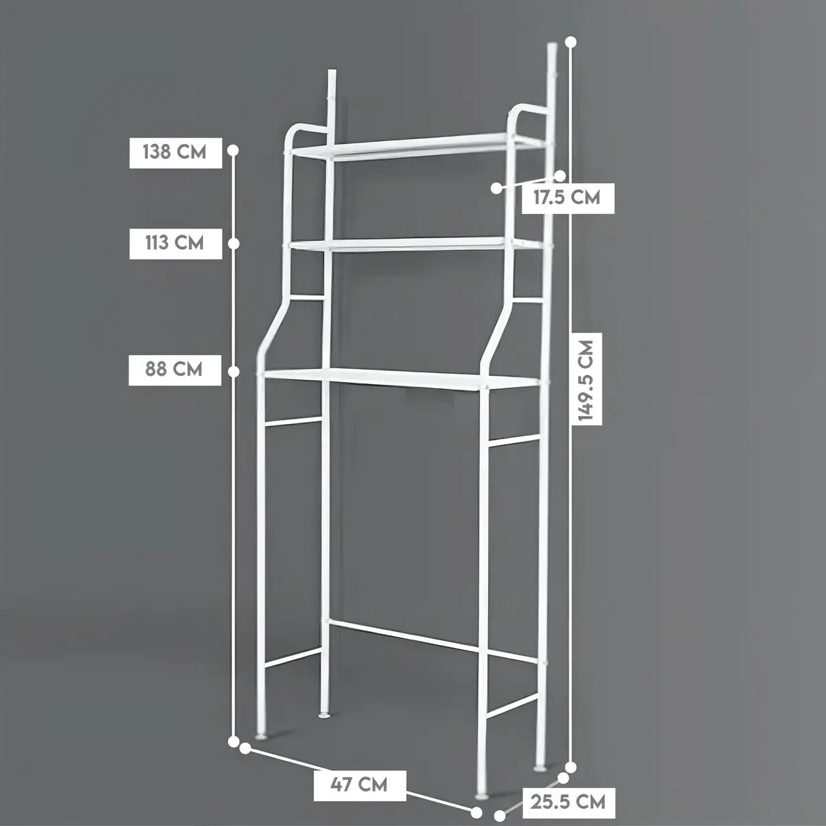 Estante Organizador de Baño 3 Niveles - Ordena tu baño sin remodelar