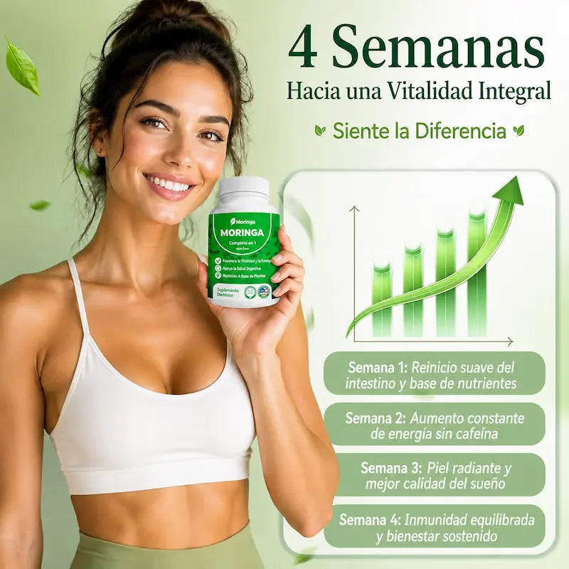 Suplemento Orgánico Moringa - Aumenta tu ENERGIA de forma NATURAL