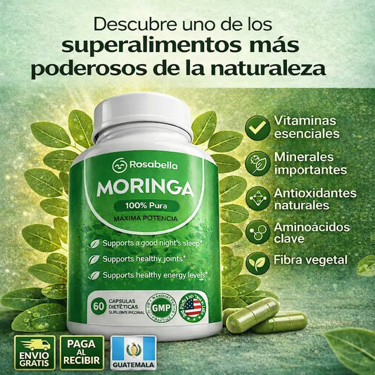 Suplemento Orgánico Moringa - Aumenta tu ENERGIA de forma NATURAL