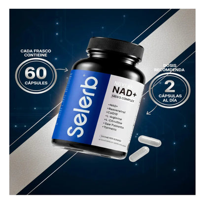 NAD+  Selerb - MAXIMIZA TU MASCULINIDAD CON EL PODER DE NAD+
