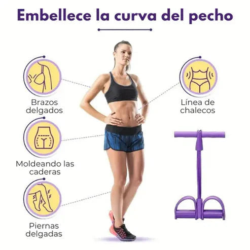 PedalFit™ - Banda Elástica con Pedal